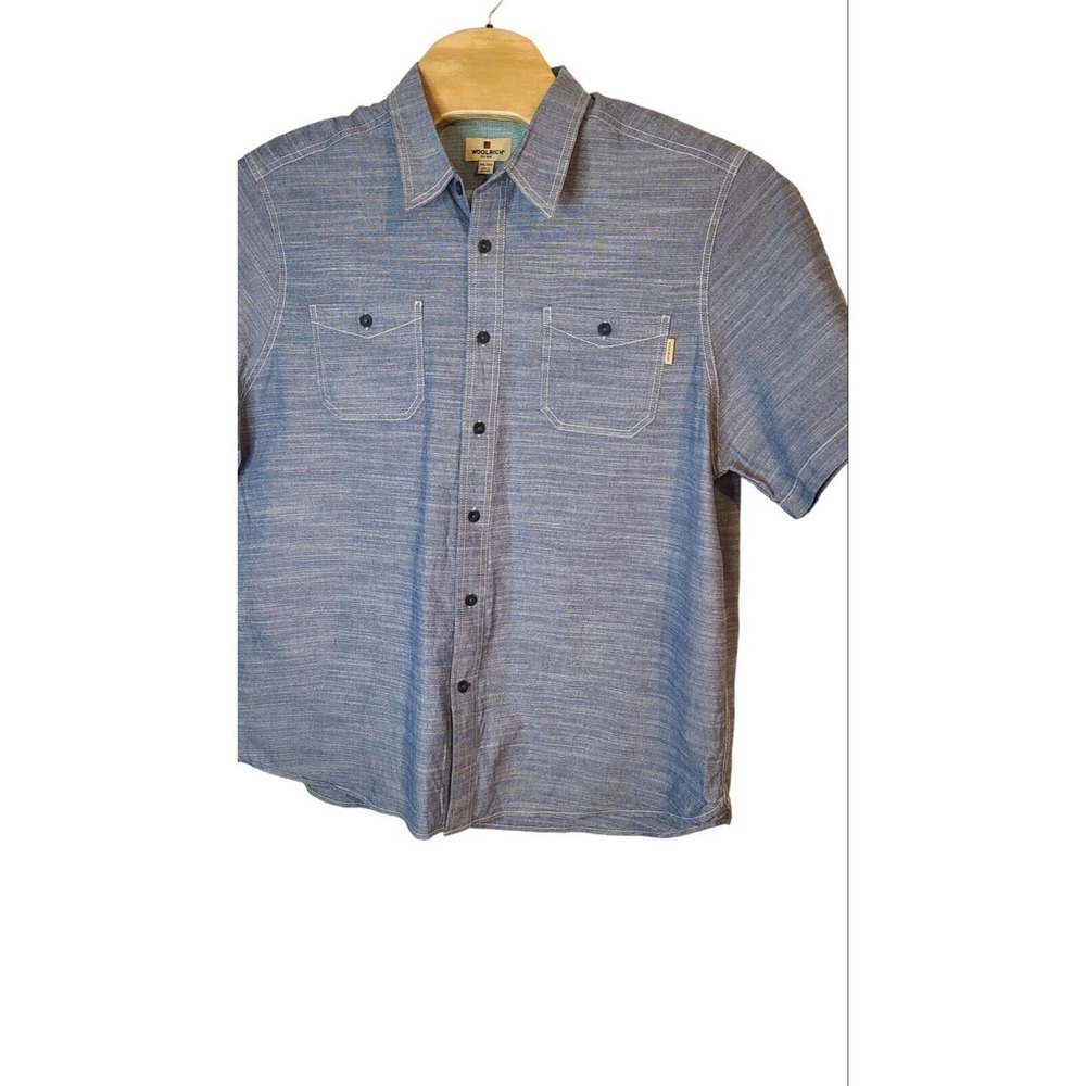 Woolrich Mens Short Sleeve Button up Shirt Size XXL/EEG